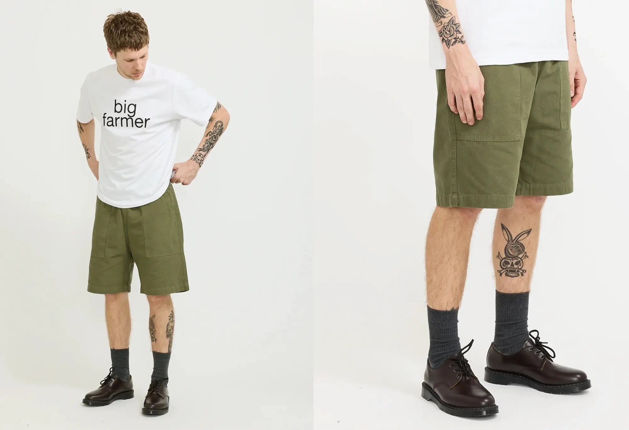 Service Works Canvas Chef Short - Olive - Service Works