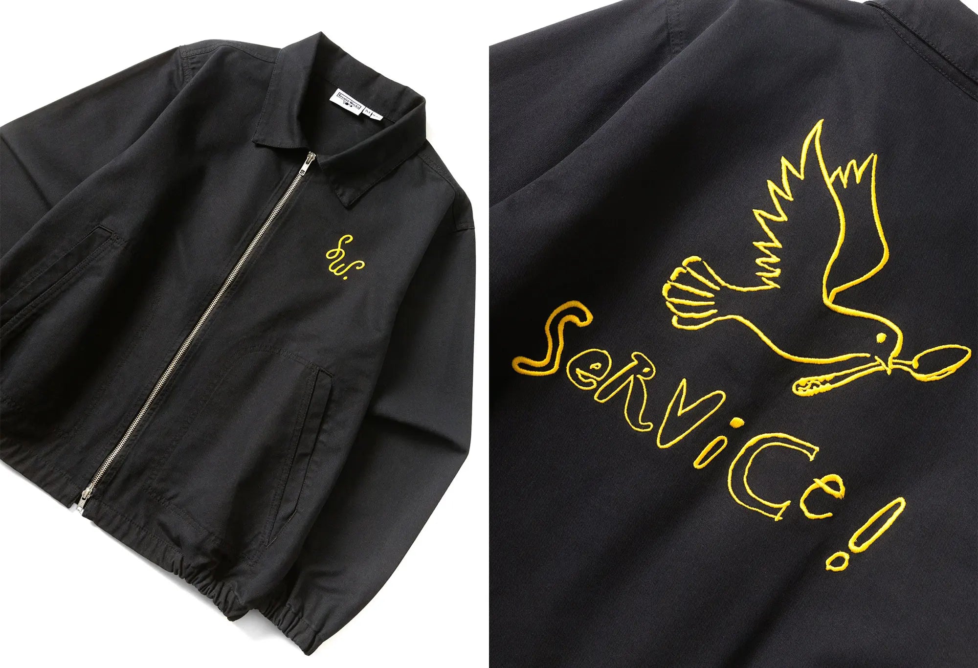 Service Works Dove Work Jacket - Noir Service Works