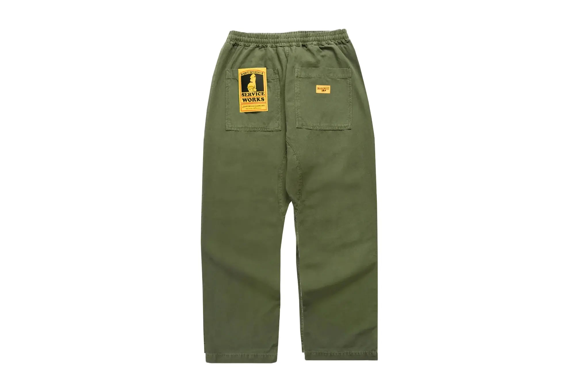 Service Works Easy Chef Pants - Olive Service Works
