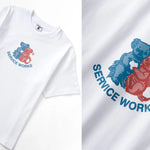 Service Works Family Fruit T-shirt Blanc Service Works