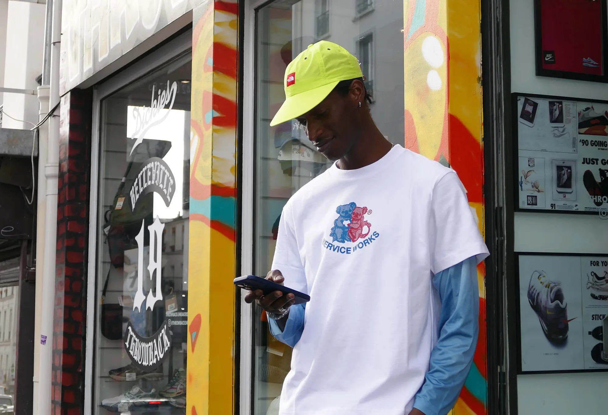 Service Works Family Fruit T-shirt Blanc Service Works