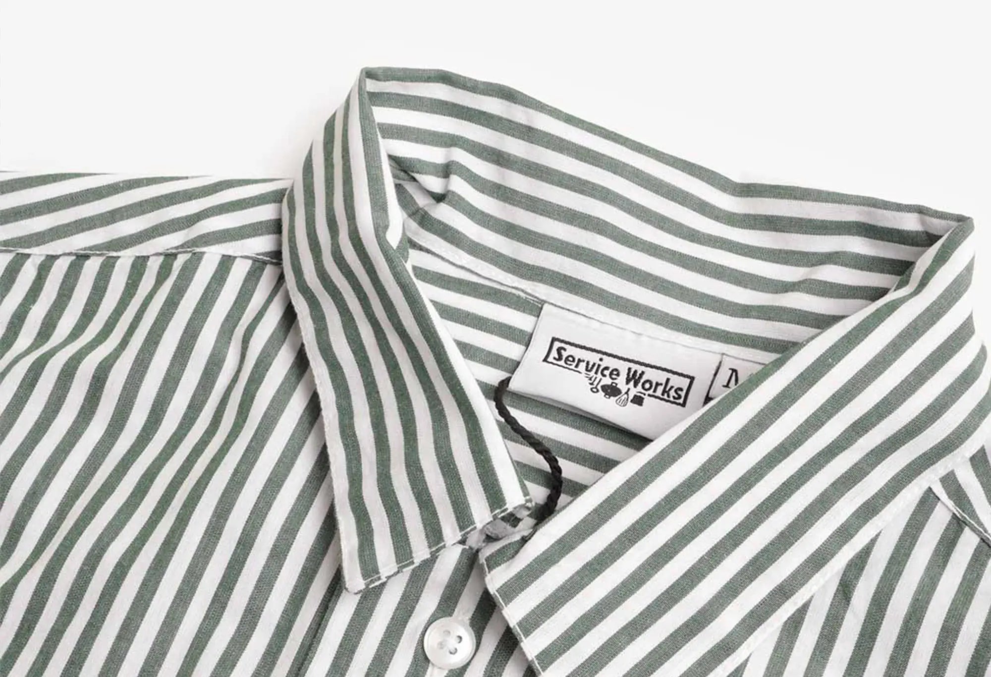 Service Works Poplin Stripe Waiter Shirt Service Works