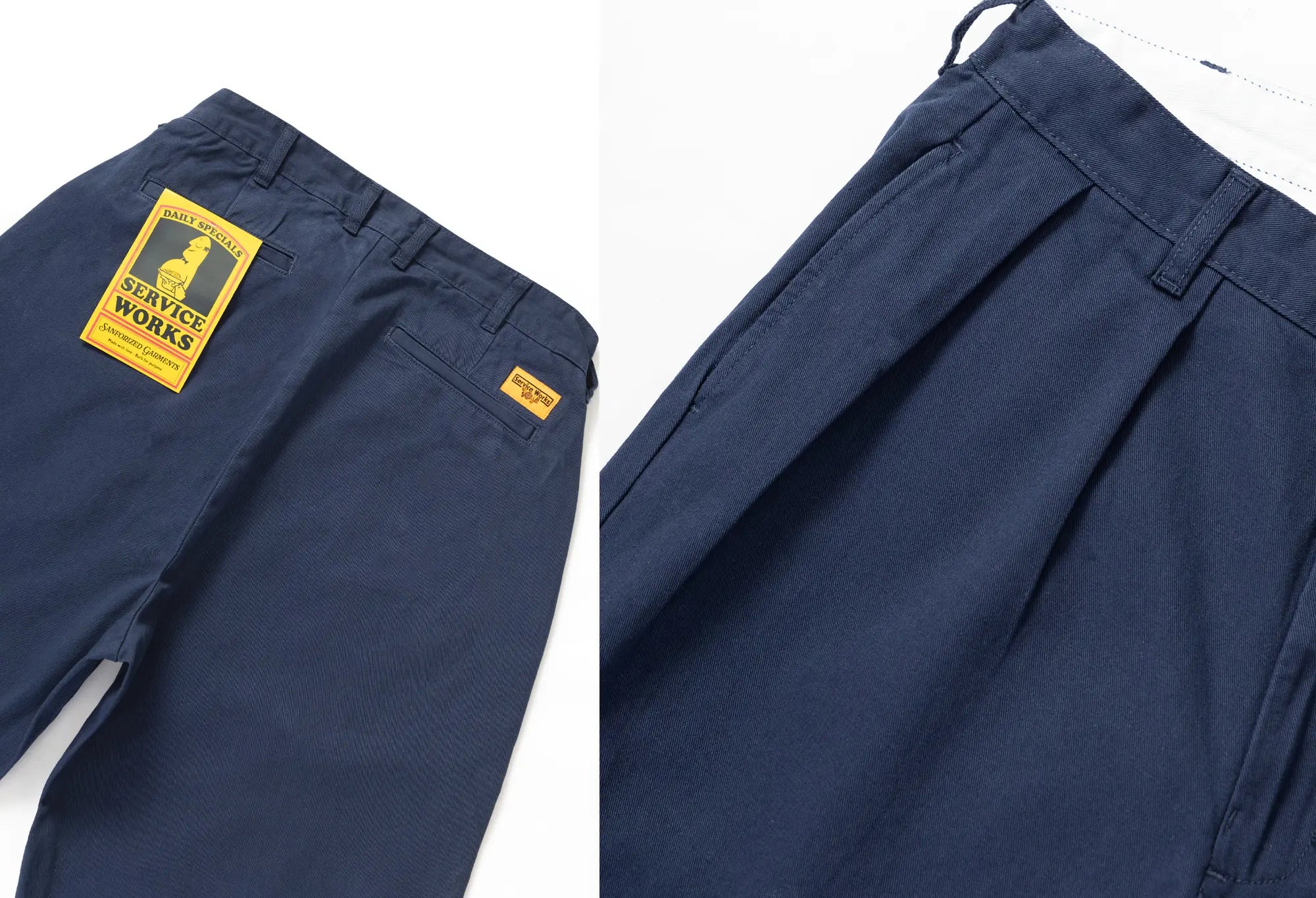 Service Works Twill Part Timer Pant - Dark Navy - Service Works