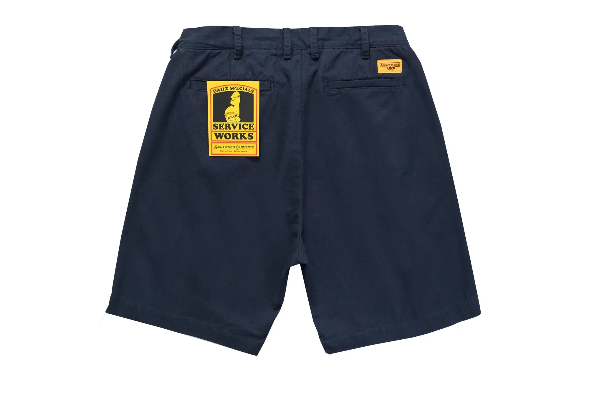Service Works Twill Part Timer Shorts - Dark Navy - Service Works