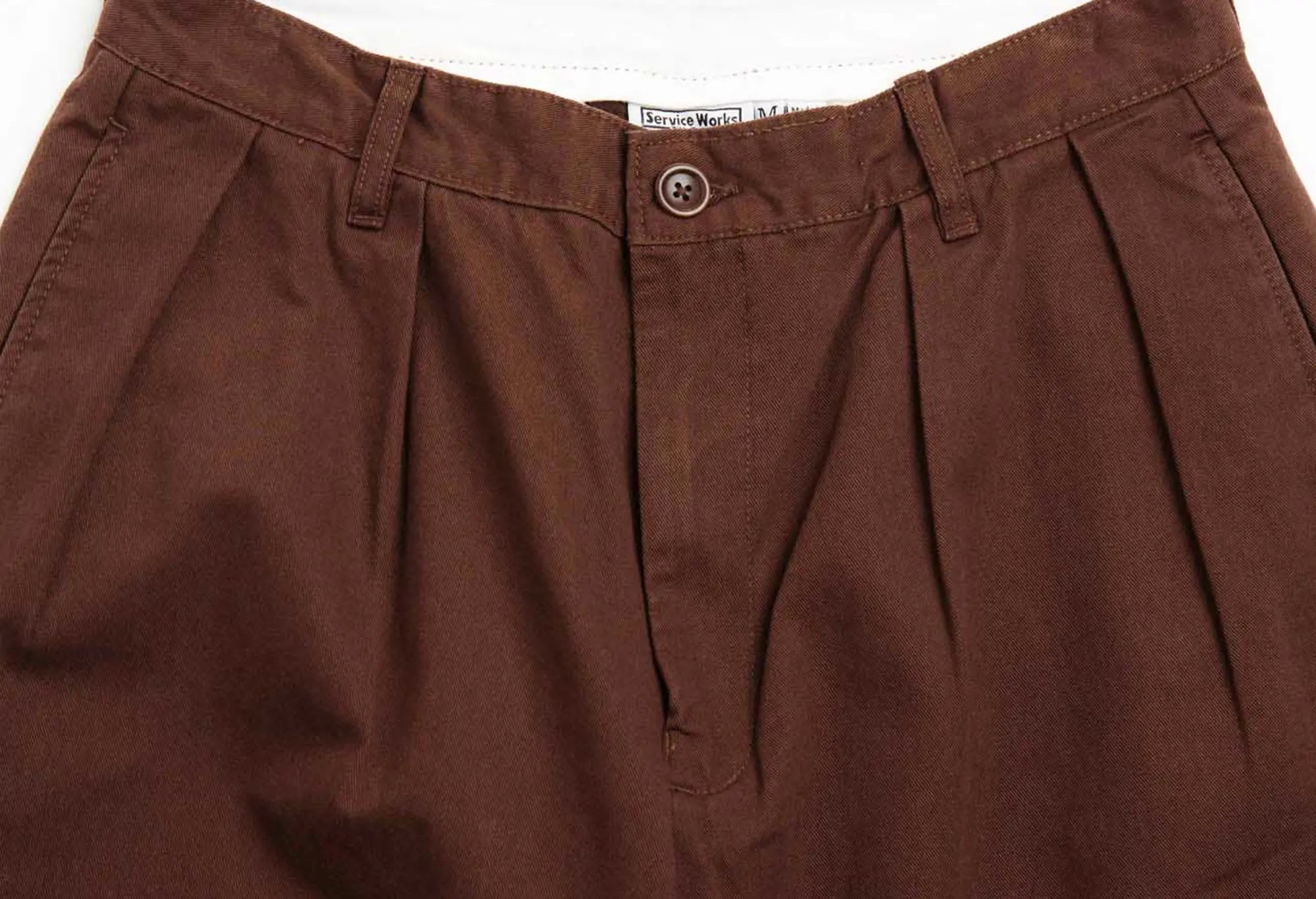 Service Works Twill Waiter Pants - Marron Service Works