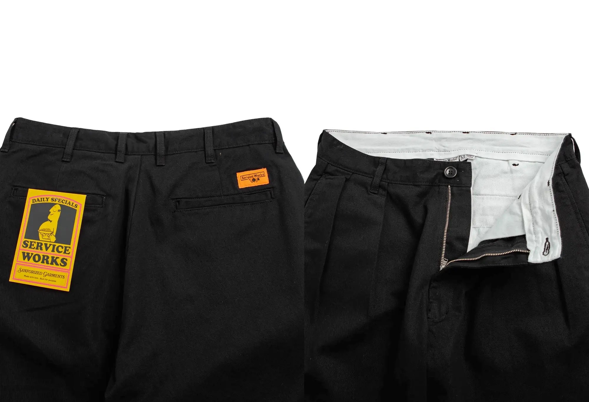 Service Works Twill Waiter Pants - Noir Service Works