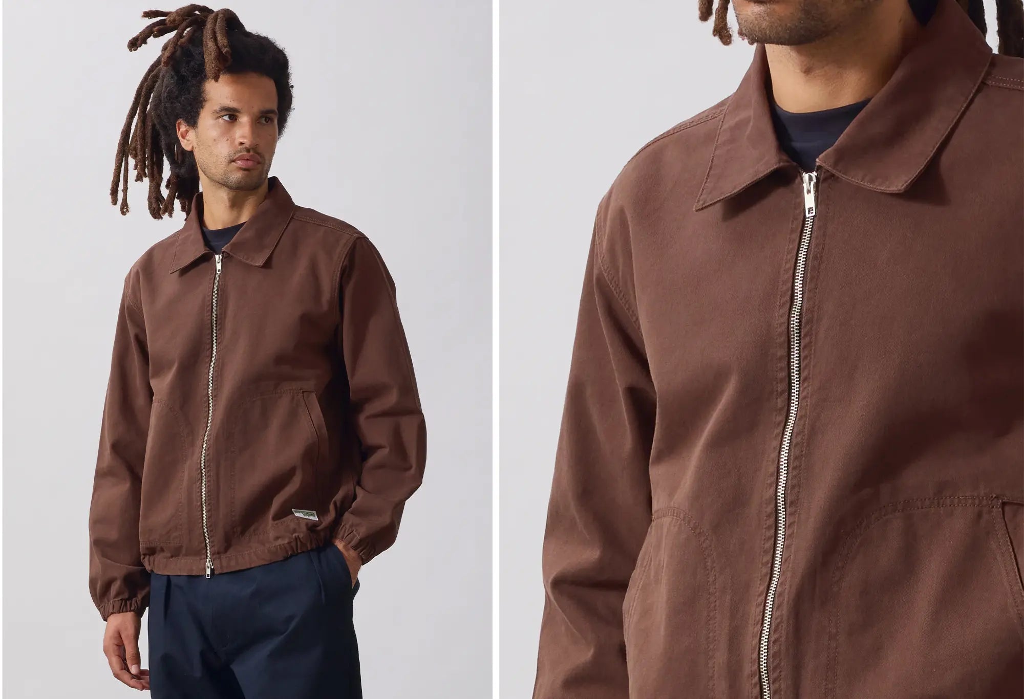 Service Works Twill Work Jacket - Marron Service Works