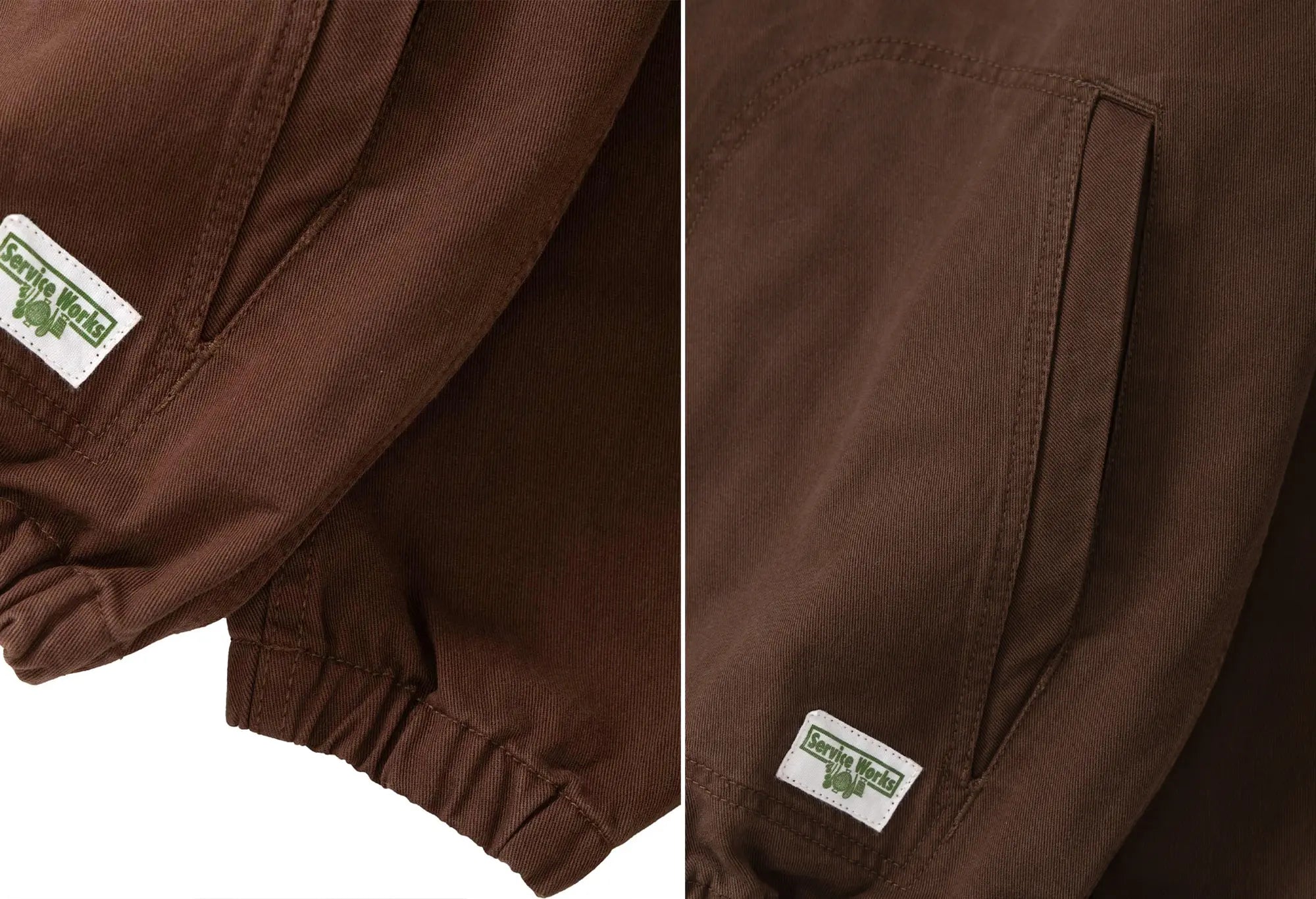 Service Works Twill Work Jacket - Marron Service Works