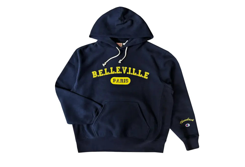 Sweat à capuche Navy 'Belleville-Paris' Champion