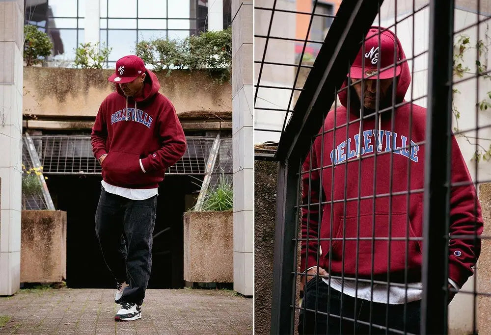 Sweat capuche Bordeaux 'Belleville' Champion