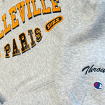 Sweat capuche Gris 'Paris-Belleville' Champion