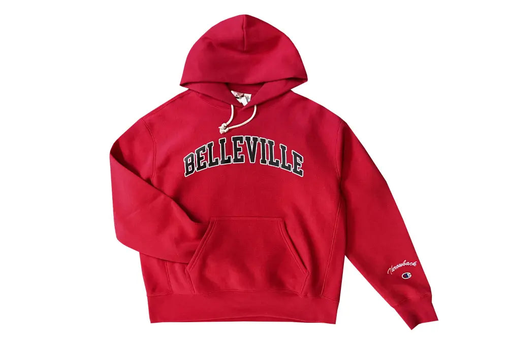 Sweat capuche Rouge 'Belleville' Champion