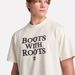 T-shirt avec slogan pour homme blanc Timberland