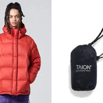 Taion Doudoune Mountain à capuche, Zip <Compactable> Taion