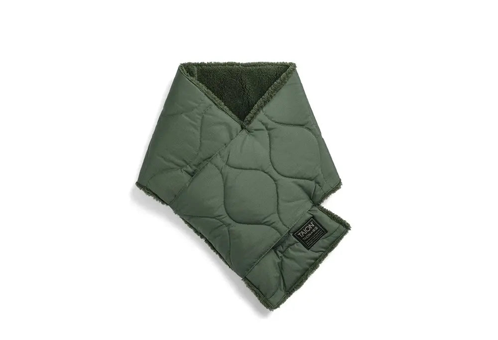 Taion  Écharpe Militaire Réversible Down | Olive Taion