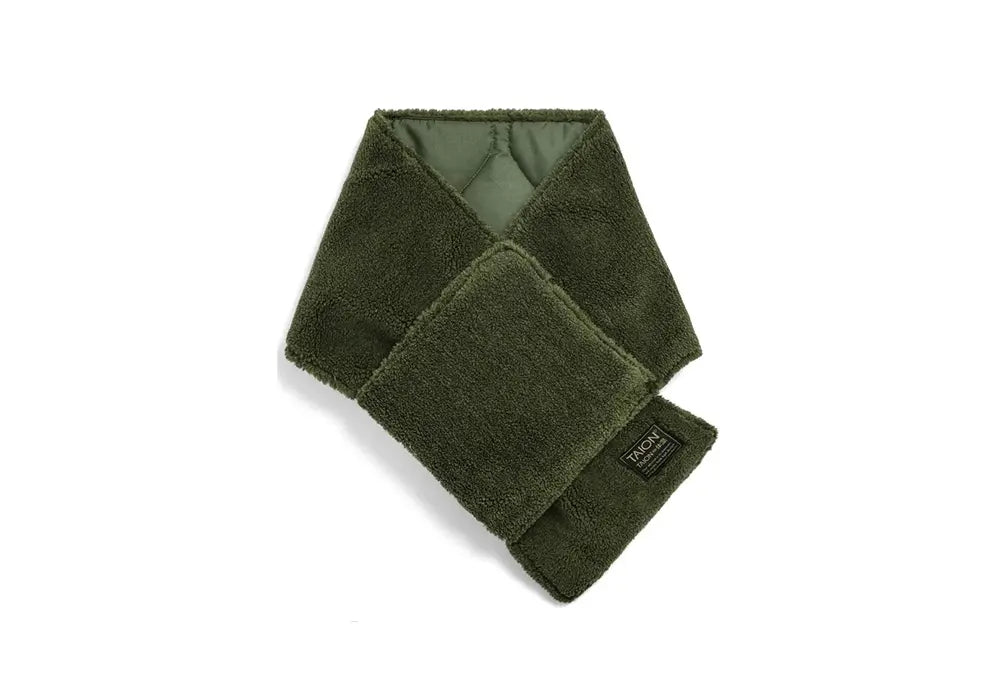 Taion  Écharpe Militaire Réversible Down | Olive Taion