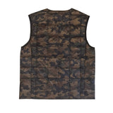 Taion Gilet col V en duvet Jungle Camo Taion