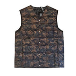Taion Gilet col V en duvet Jungle Camo Taion