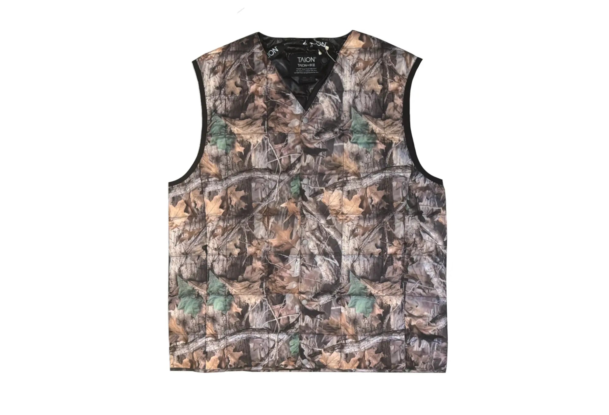 Taion Gilet col V en duvet Real Tree Taion