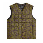Taion Gilet col V en duvet à motif Léopard Taion