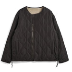 Taion MILITARY Reversible Crew-neck JACKET - Choco Taion