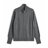 Taion Pull col montant zippé 100 % cachemire - Gris - Taion