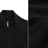 Taion Pull col montant zippé 100 % cachemire - Noir - Taion