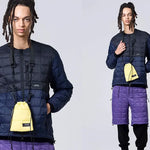 Taion Sac pochette à cordon coulissant - Jaune - Taion