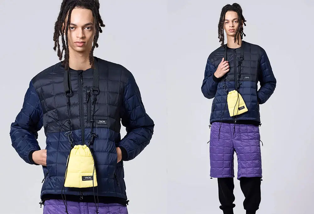Taion Sac pochette à cordon coulissant - Jaune - Taion