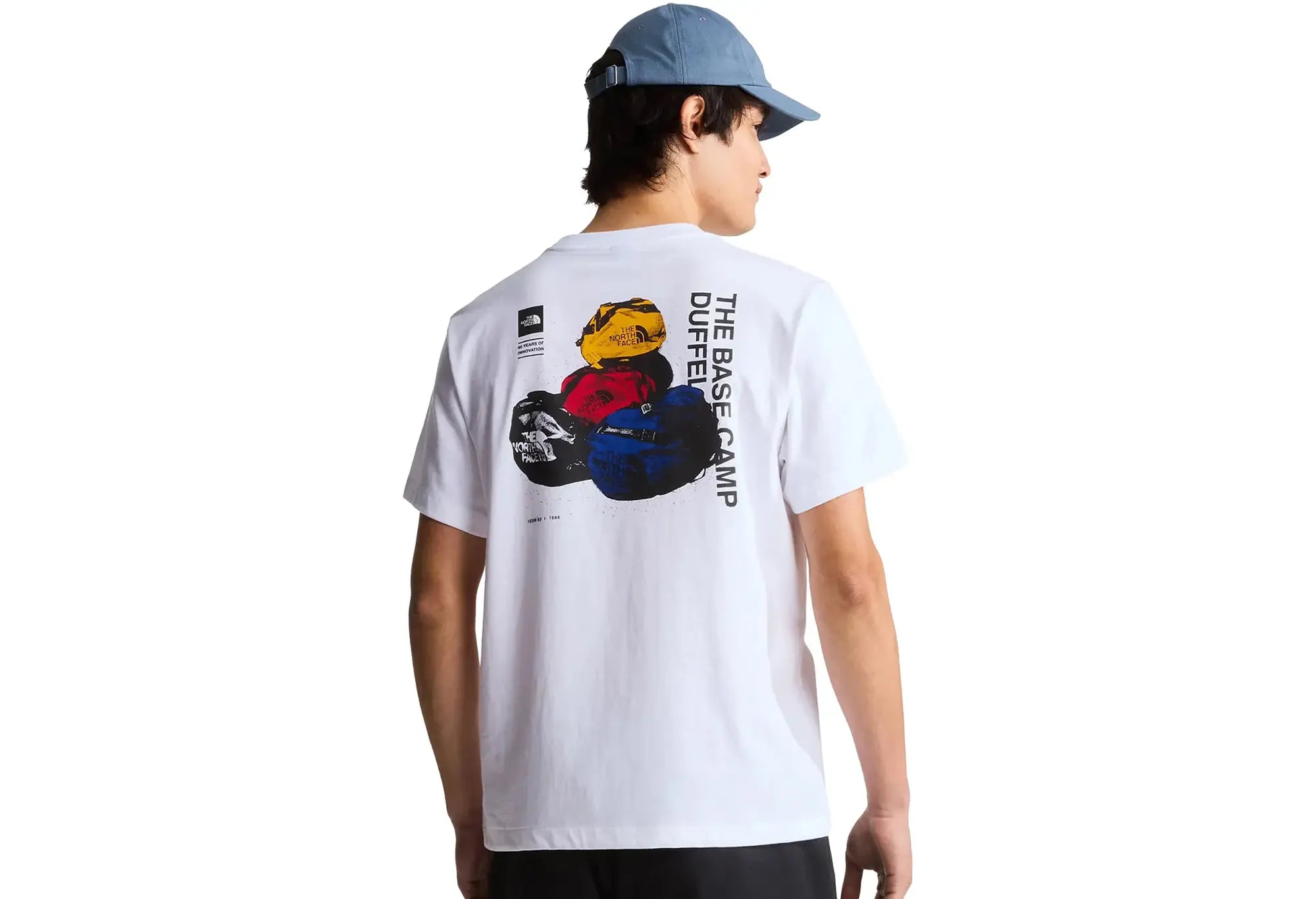 The North Face Base Camp Duffel Celebration SS Tee - Blanc - The North Face