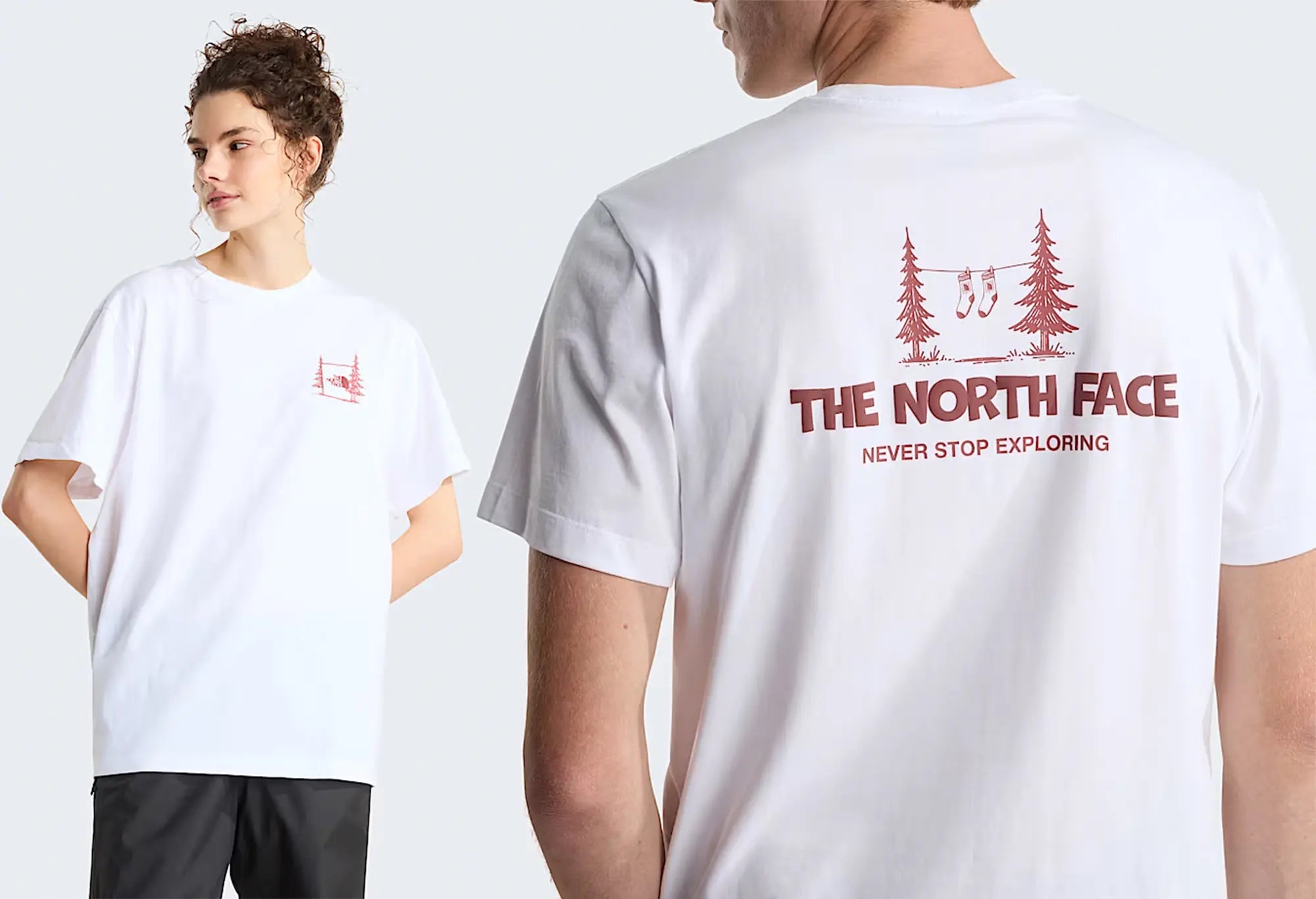 The North Face Camping T-shirt - Blanc The North Face
