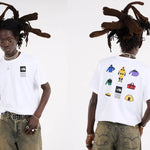 The North Face Icon Celebration SS Tee - Blanc - The North Face