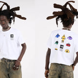 The North Face Icon Celebration SS Tee - Blanc - The North Face