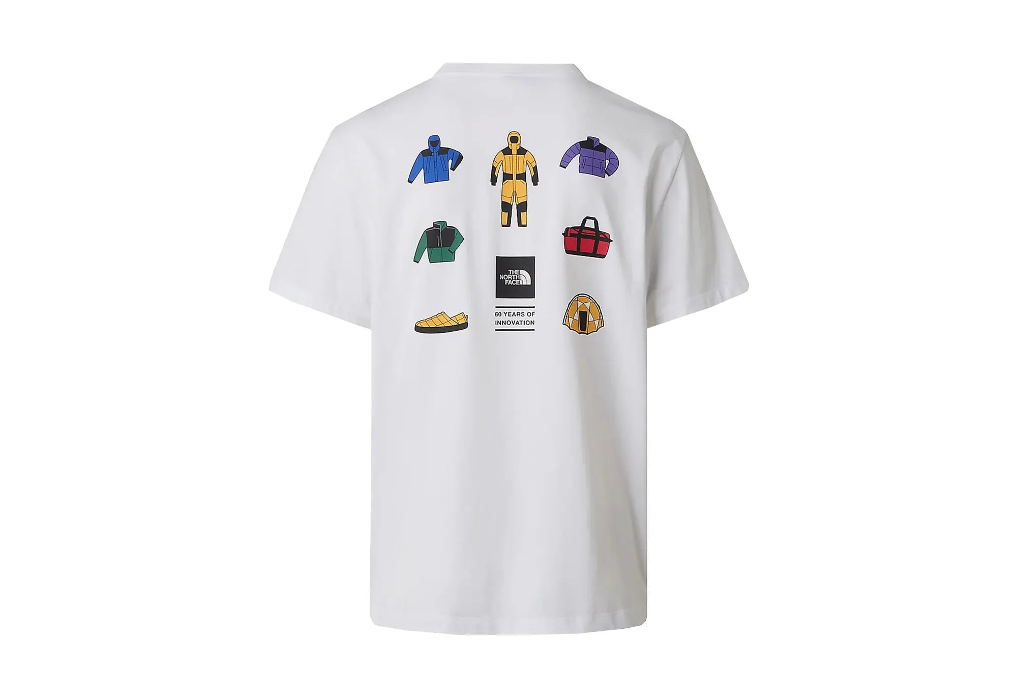 The North Face Icon Celebration SS Tee - Blanc - The North Face