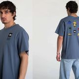 The North Face Icon Celebration SS Tee - Granite Gris - The North Face