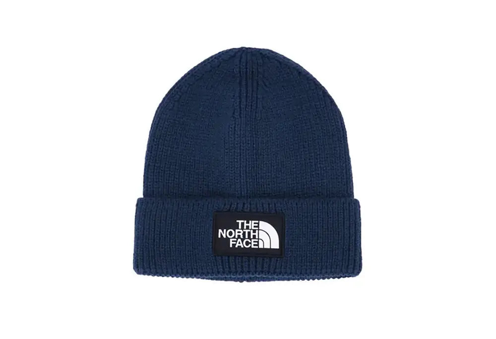 The North Face Logo Box Bonnet Navy The North Face
