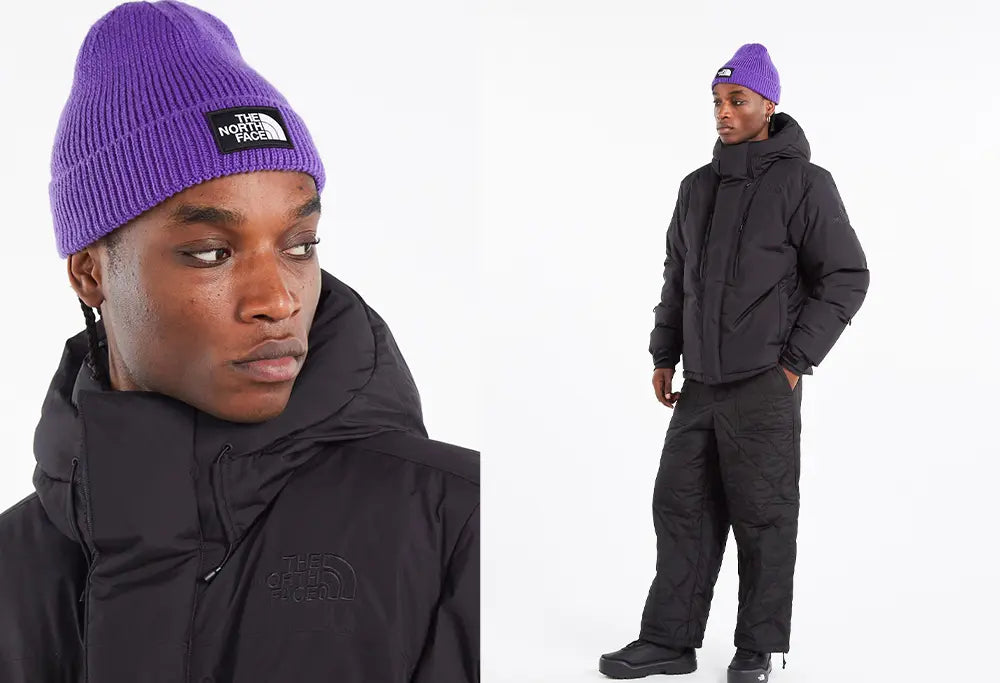 The North Face Logo Box Bonnet - Violet - The North Face