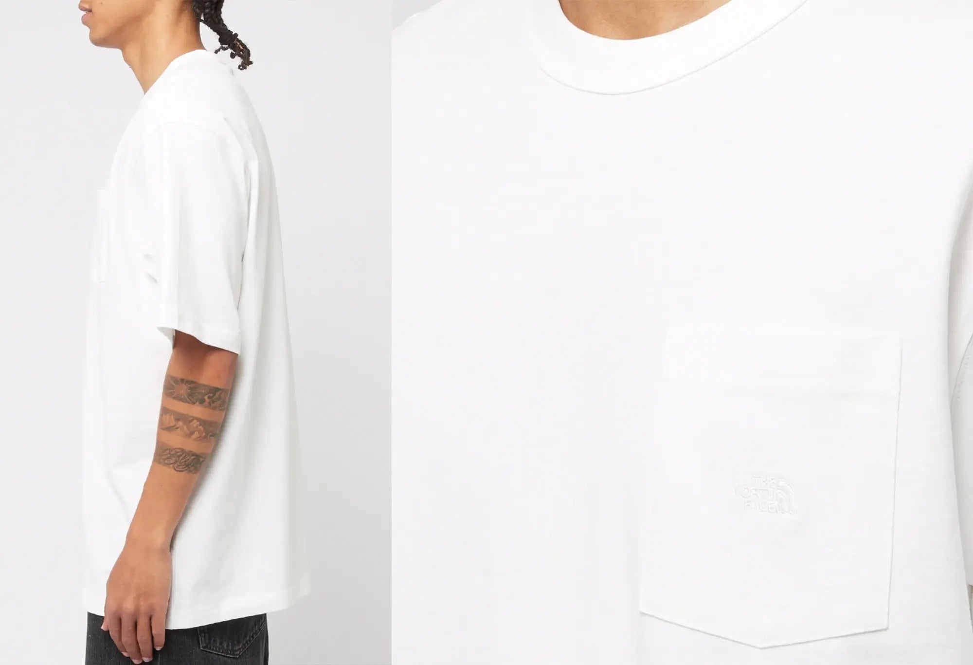 The North Face Pocket T-shirt blanc The North Face