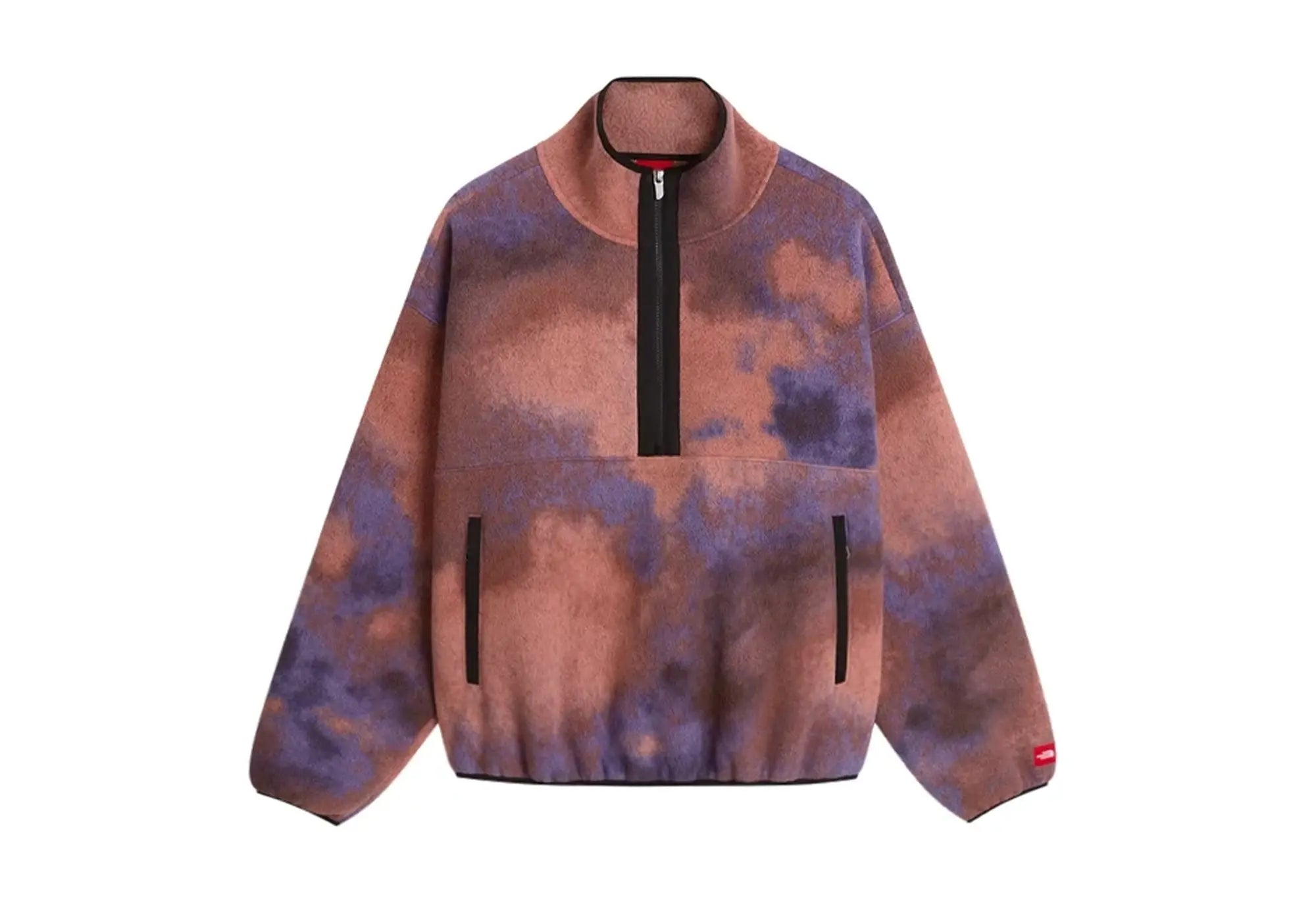 The North Face Polaire 1/2 Zip Red Box - Grounded Plum 1989 Catalogue Print - The North Face