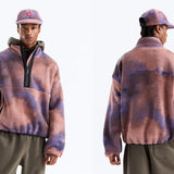 The North Face Polaire 1/2 Zip Red Box - Grounded Plum 1989 Catalogue Print - The North Face