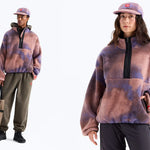 The North Face Polaire 1/2 Zip Red Box - Grounded Plum 1989 Catalogue Print - The North Face