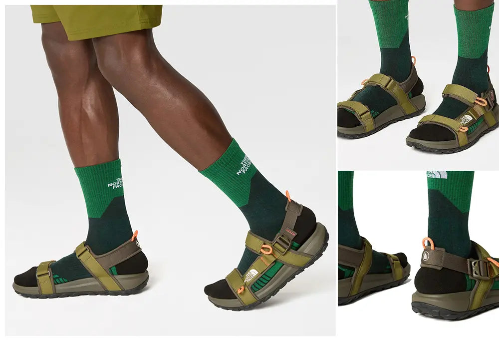 The North Face Sandales Explore Camp pour Homme - FOREST OLIVE - The North Face