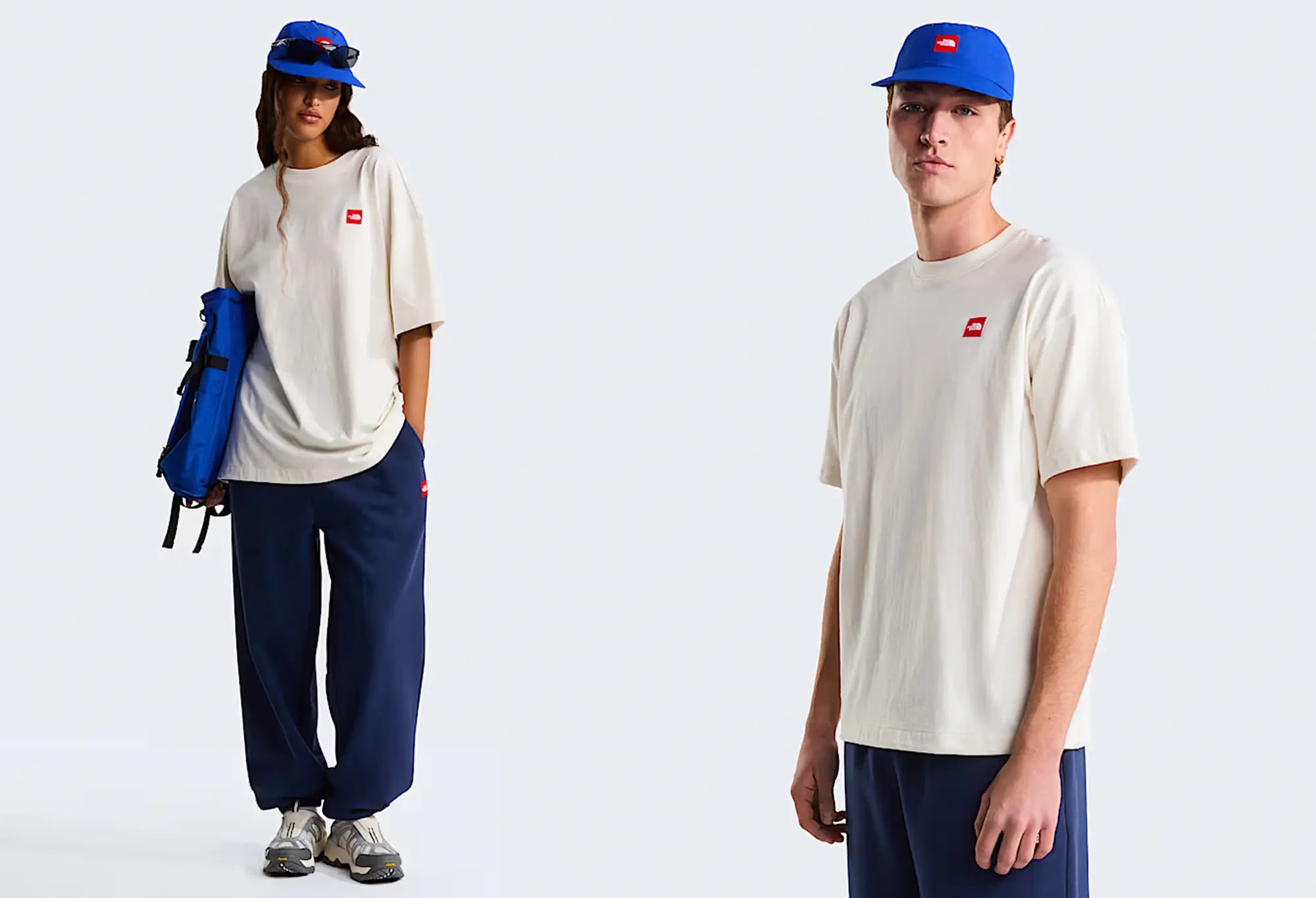 The North Face T-shirt Red Box Unisexe The North Face