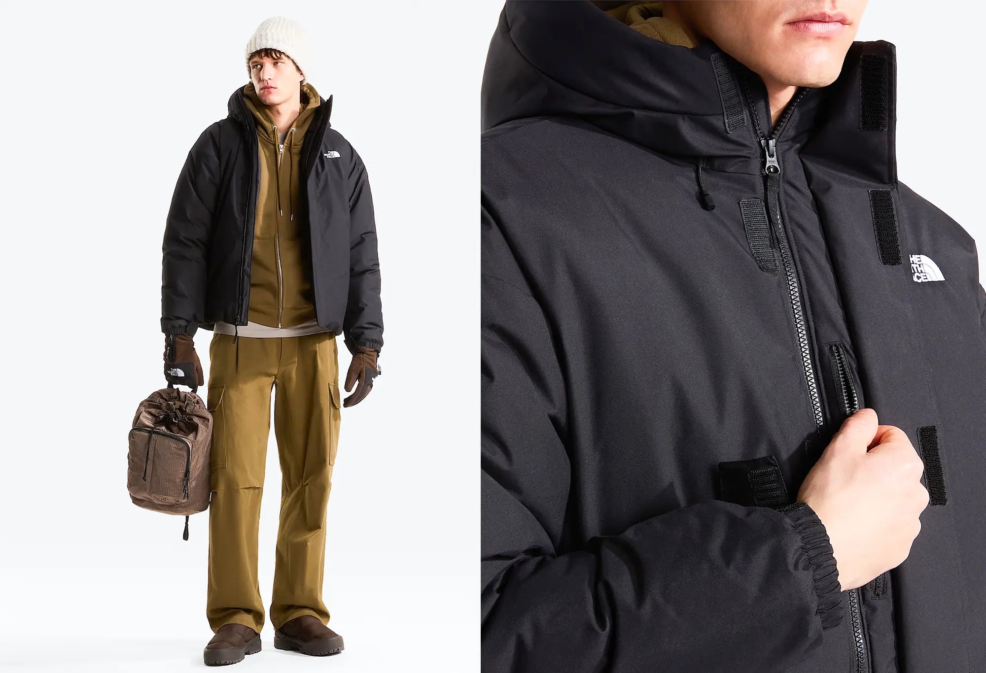 The North Face Veste Doudoune oversize - Black - The North Face