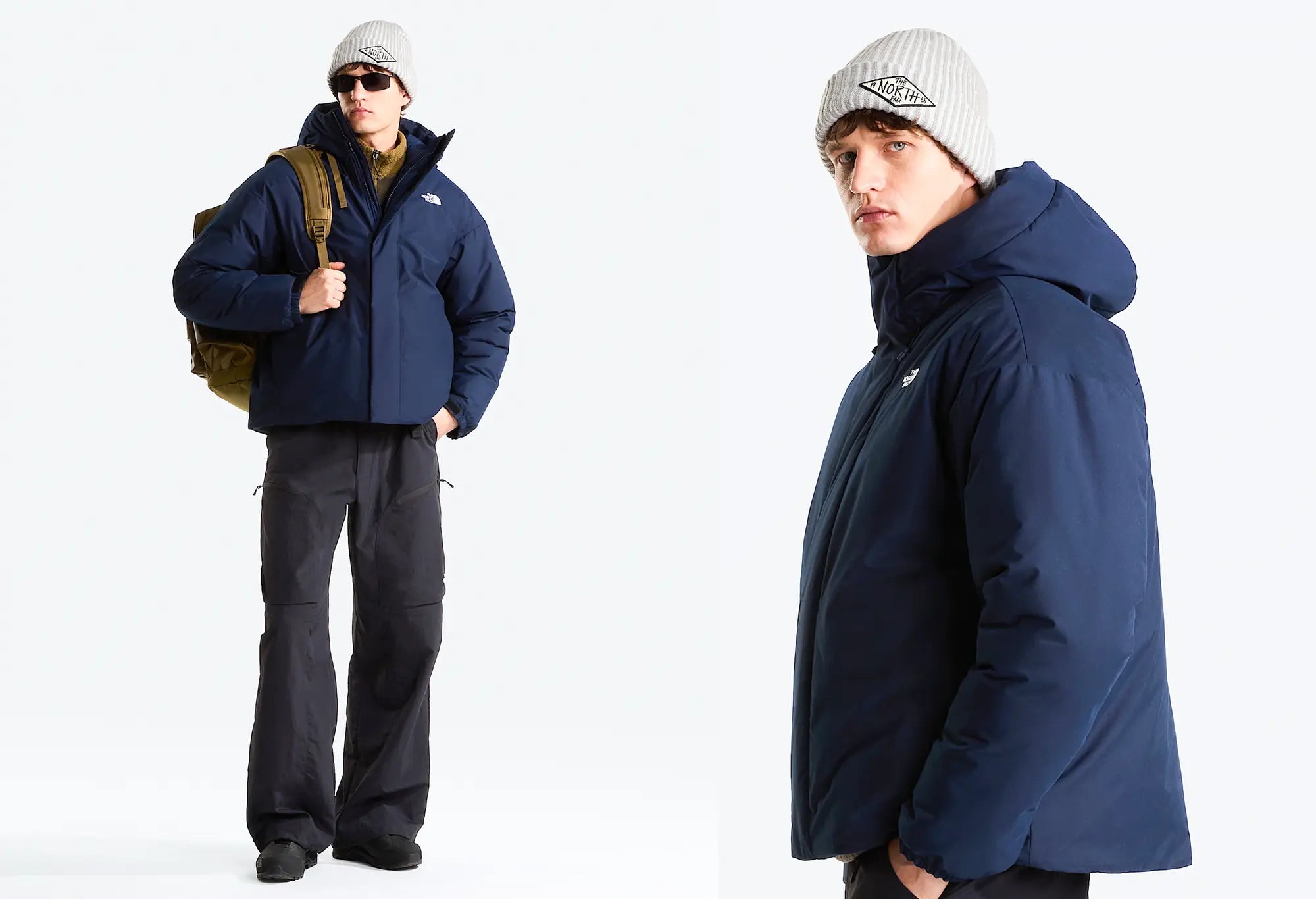 The North Face Veste Doudoune oversize - Summit Navy - The North Face