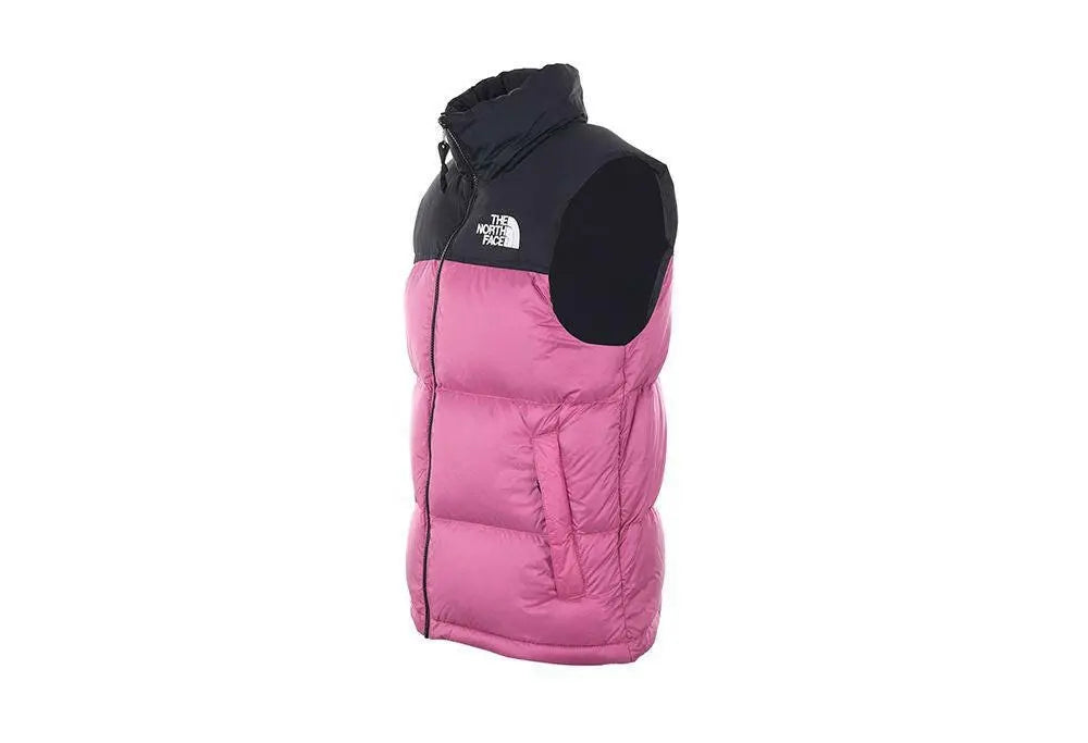 The North Face Veste sans manches en Duvet Nuptse 1996 red violet