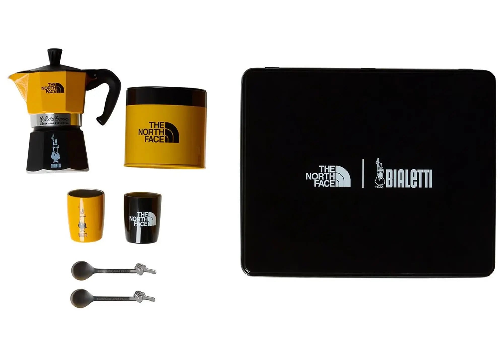 The North Face X Bialetti Moka Set Summit Gold The North Face