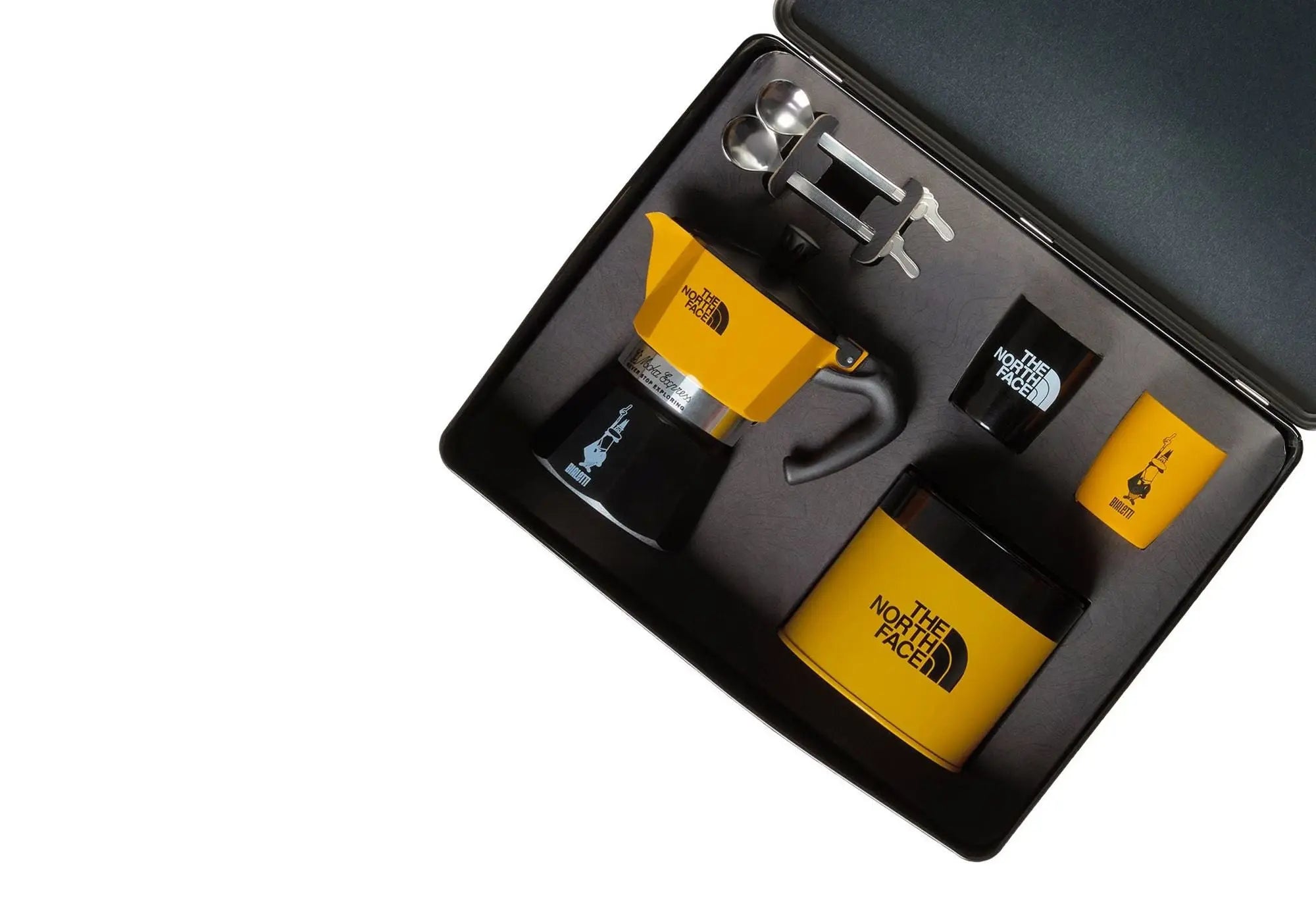 The North Face X Bialetti Moka Set Summit Gold The North Face