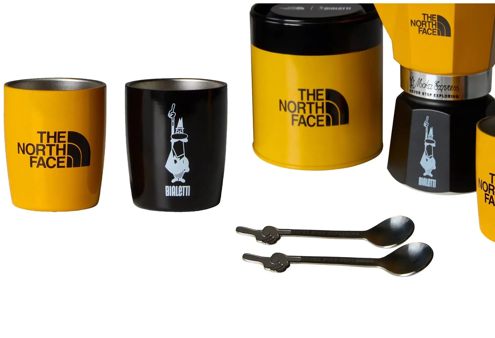 The North Face X Bialetti Moka Set Summit Gold The North Face