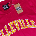 Throwback T-Shirt Rouge et Jaune 'Belleville' Unisex Throwback